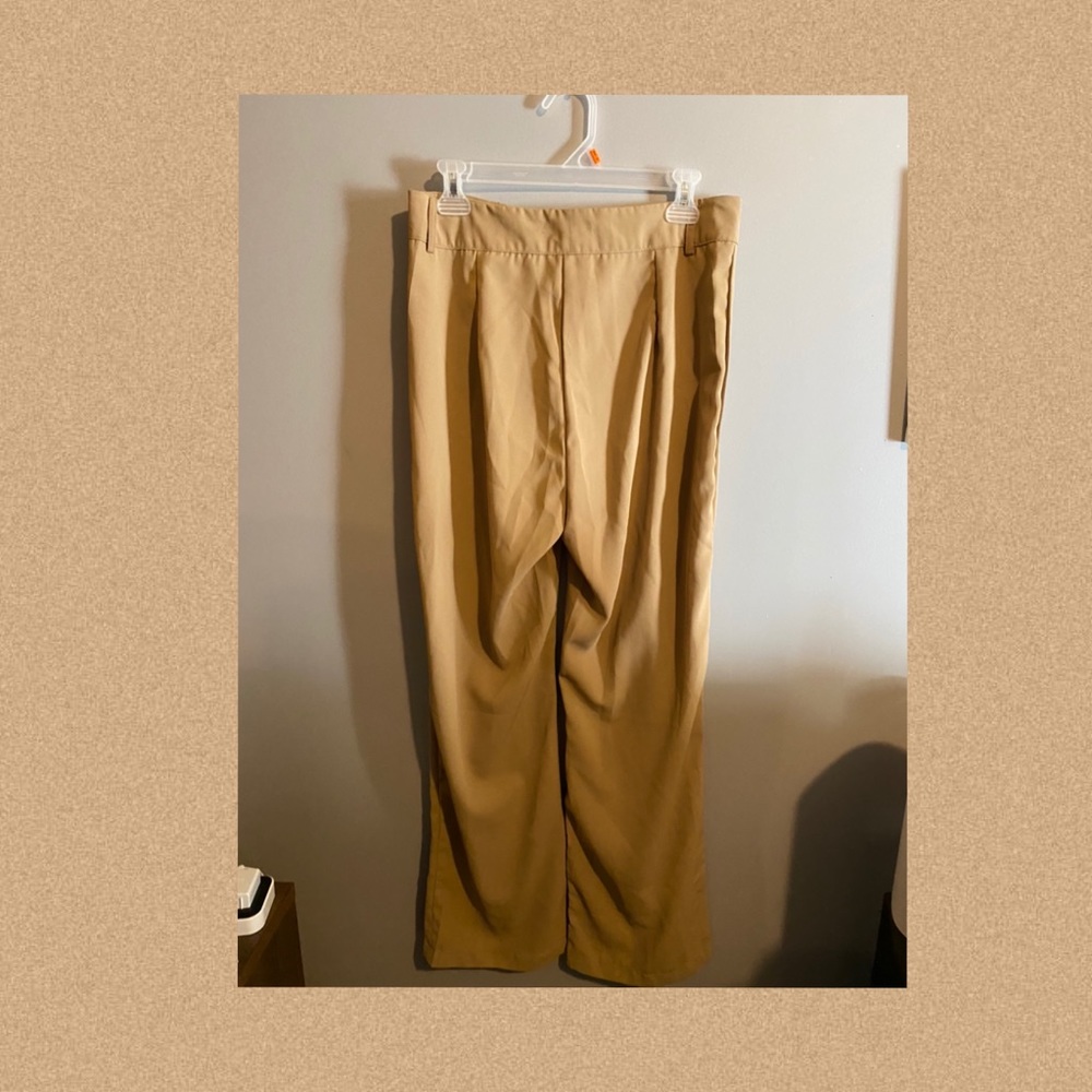 SHEIN beige trousers.